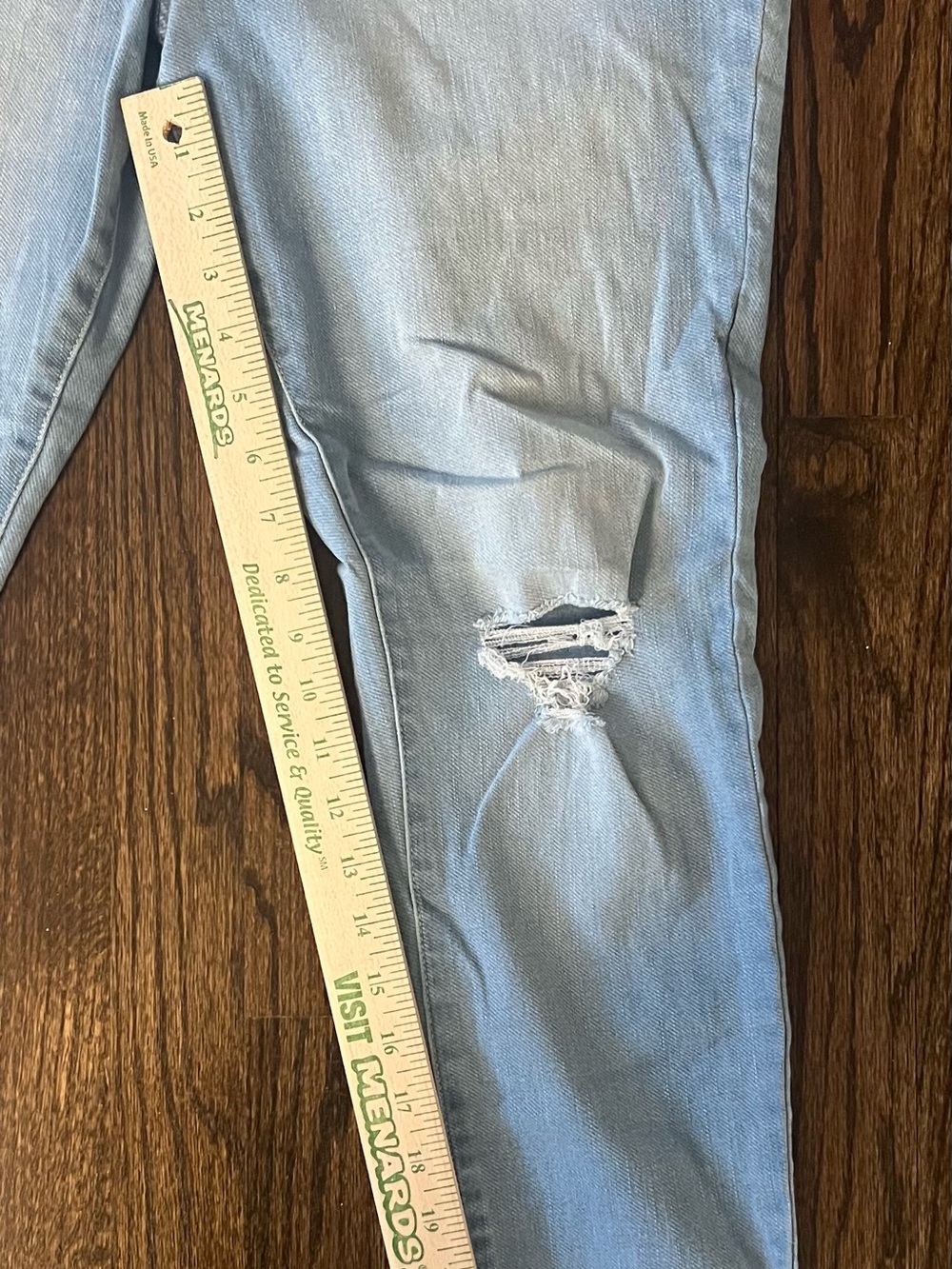 d. jeans Light Blue Skinny Distressed Women’s Jeans - Picture 3 of 6
